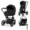 ZESTAW PRIAM 5.0 MATT BLACK COMFORT 4W1 SEPIA BLACK