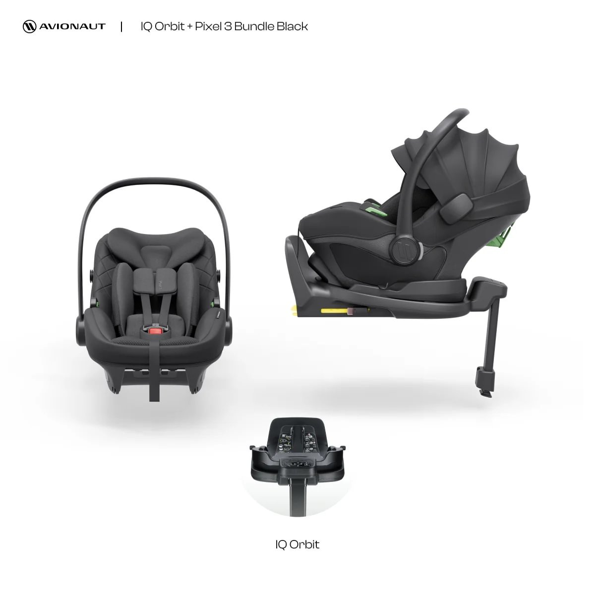 AVIONAUT PIXEL 3 BLACK+ BAZA IQ ORBIT