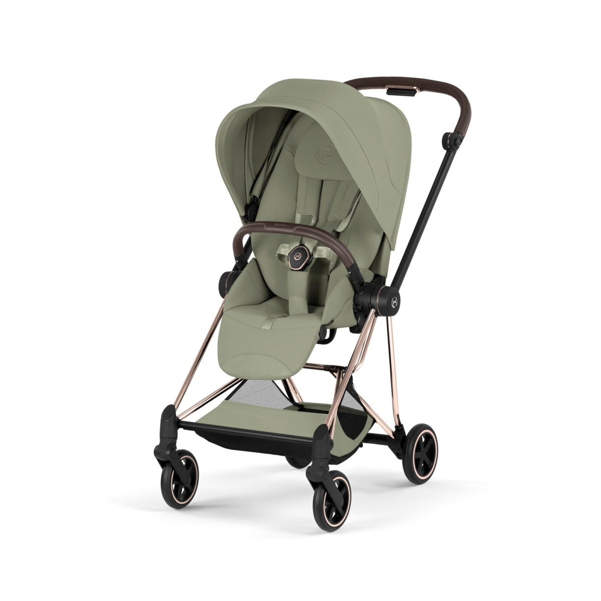 CYBEX MIOS 4.0 STYLE SAGE GREEN ROSE GOLD 2W1