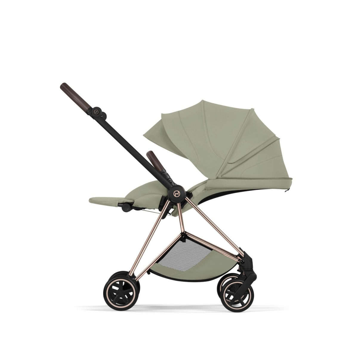 CYBEX MIOS 4.0 STYLE SAGE GREEN ROSE GOLD 2W1