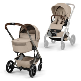 CYBEX BALIOS S LUX ALMOND BEIGE FOLD 2W1