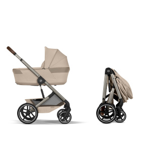 CYBEX BALIOS S LUX ALMOND BEIGE FOLD 2W1