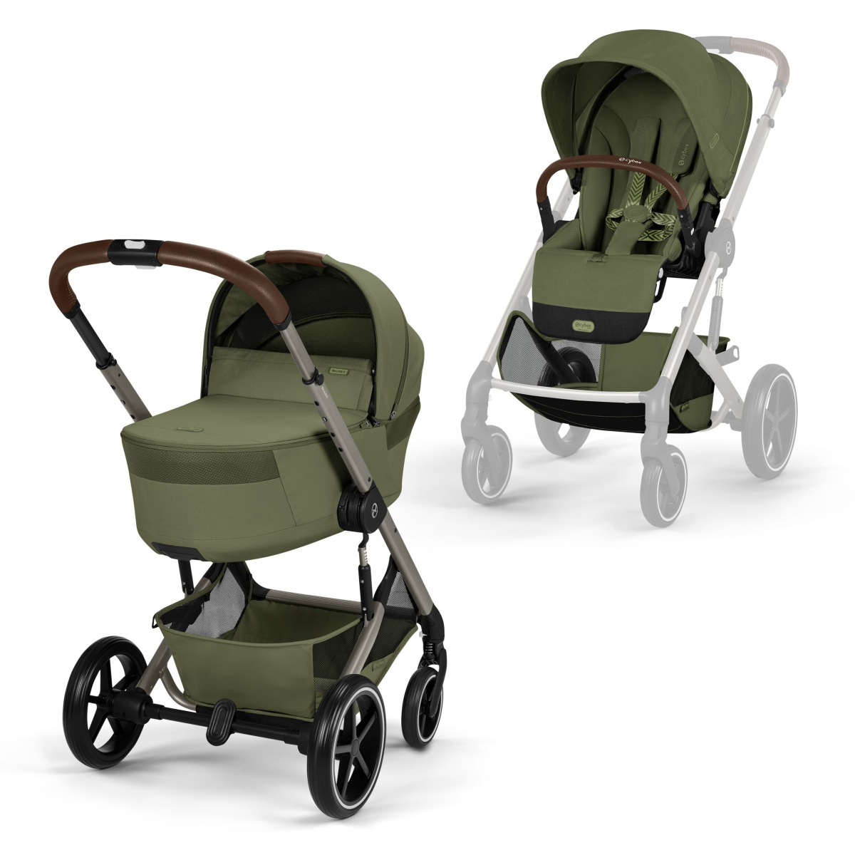 CYBEX BALIOS S LUX MOSS GREEN FOLD 2W1