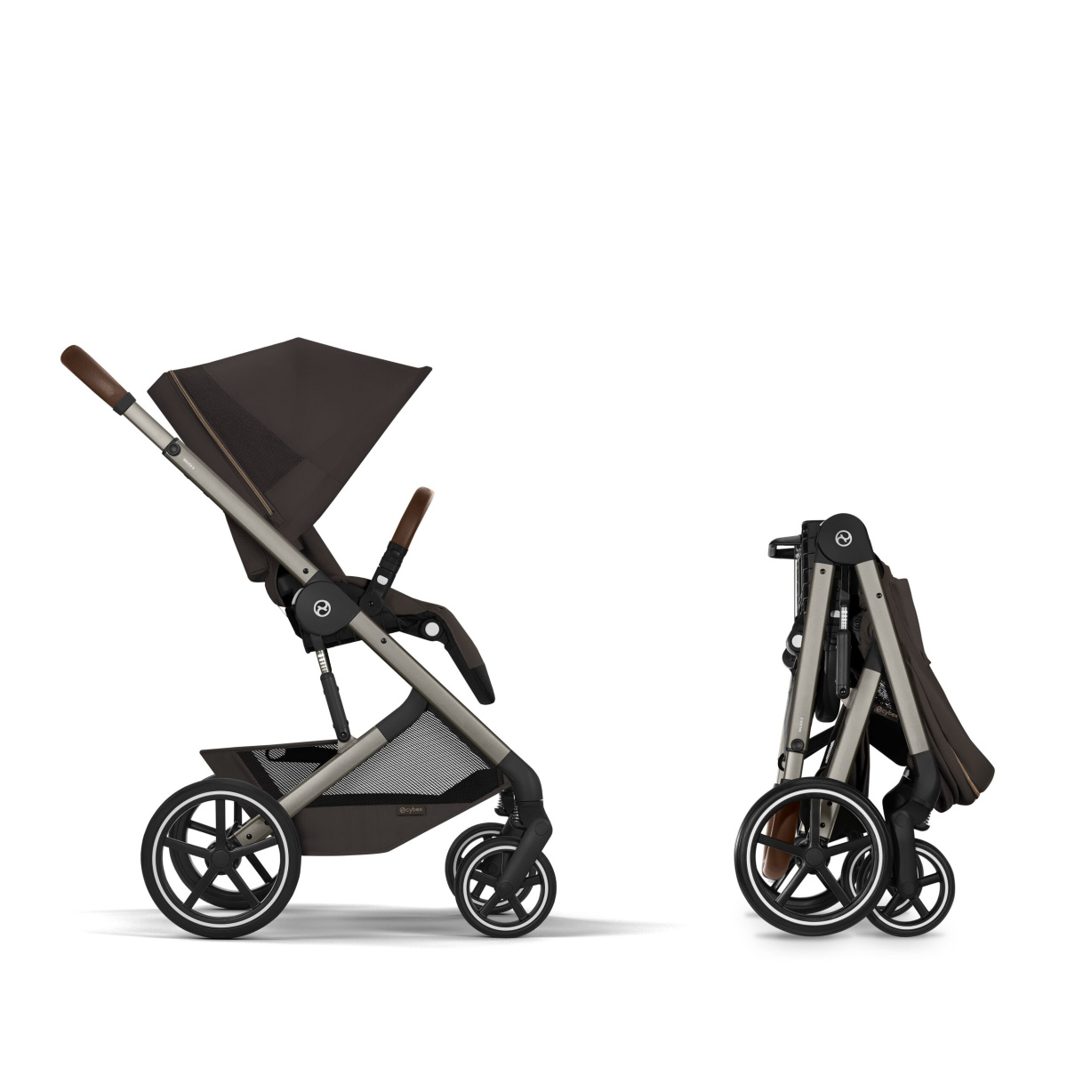 CYBEX BALIOS S LUX CHOCOLATE BROWN FOLD 2W1