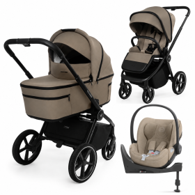 MUUVO FOLD MOKKA 4W1 + CLOUD T PLUS + BAZA OBROTOWA