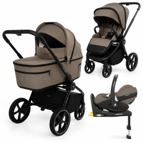 MUUVO FOLD MOKKA 4W1 + MAXI COSI PEBBLE PRO2 + BAZA OBROTOWA SLIDE