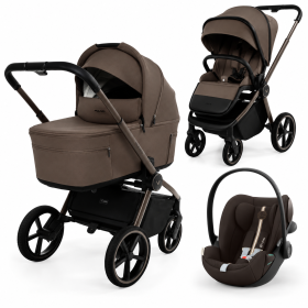 MUUVO FOLD CHOCOLATE 3W1 + FOTELIK CLOUD G3