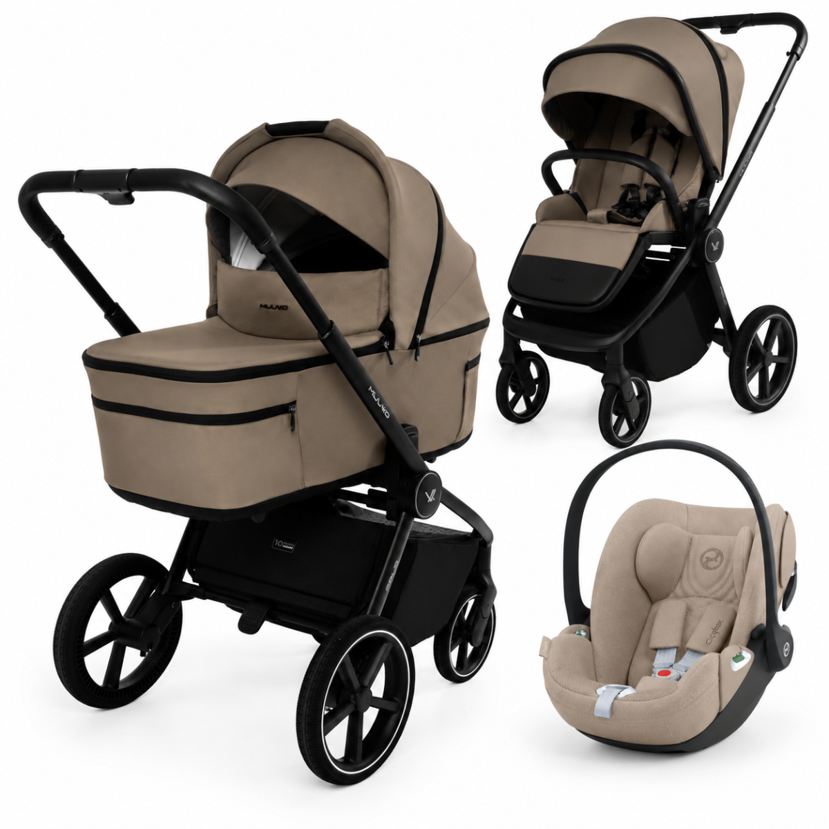 MUUVO FOLD MOKKA 3W1 + CLOUD T PLUS