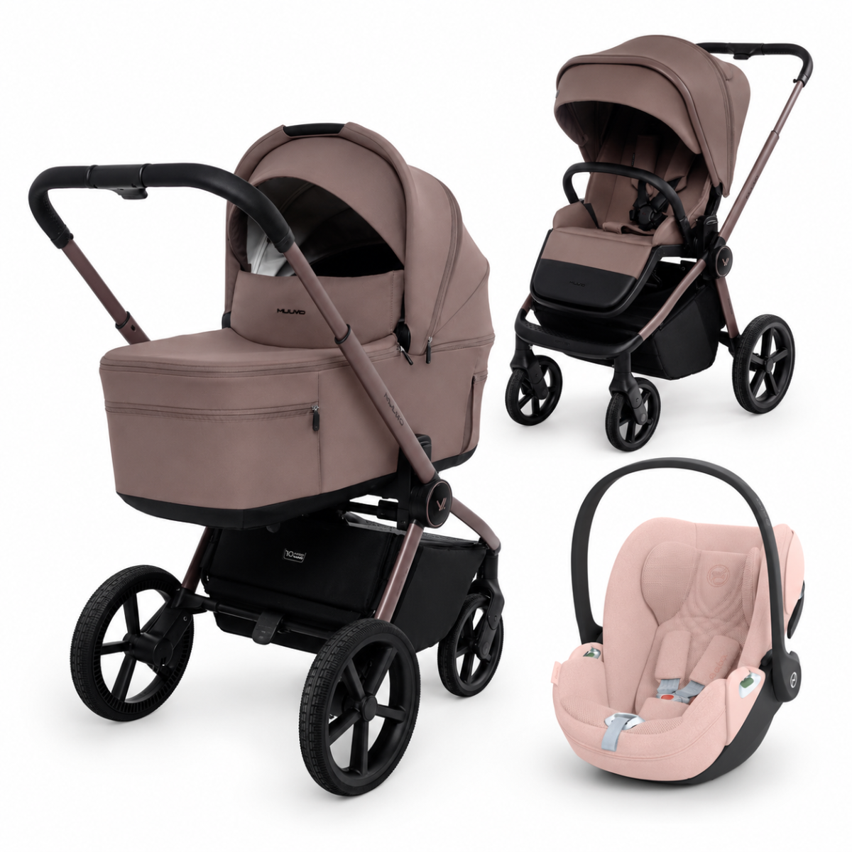MUUVO FOLD COCOA 3W1 + CLOUD T PLUS
