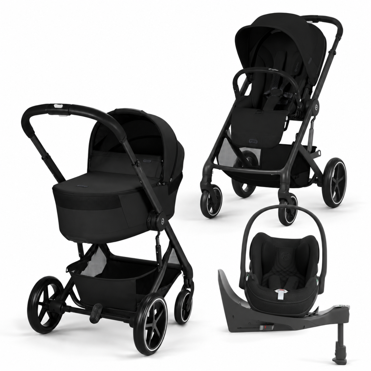 BALIOS S LUX FOLD MOON BLACK 4W1 + CLOUD T PLUS + BAZA OBROTOWA