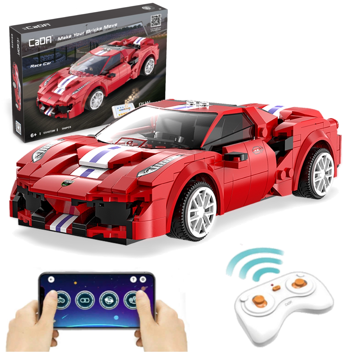 *****Cada klocki Race Car C51072W 25617