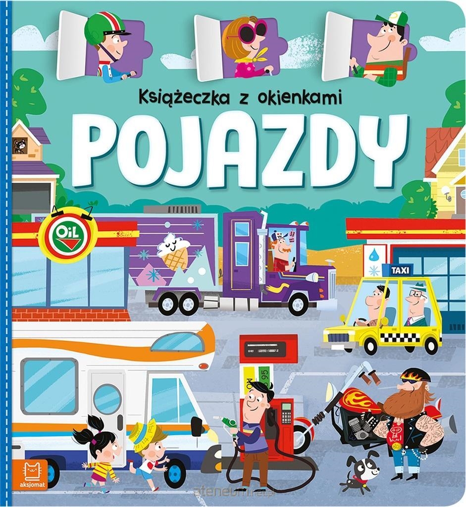 AKSJOMAT KSIĄŻECZKA Z OKIENKAMI POJAZDY