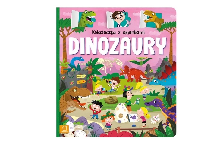 Książeczka z okienkami Dinozaury 34766