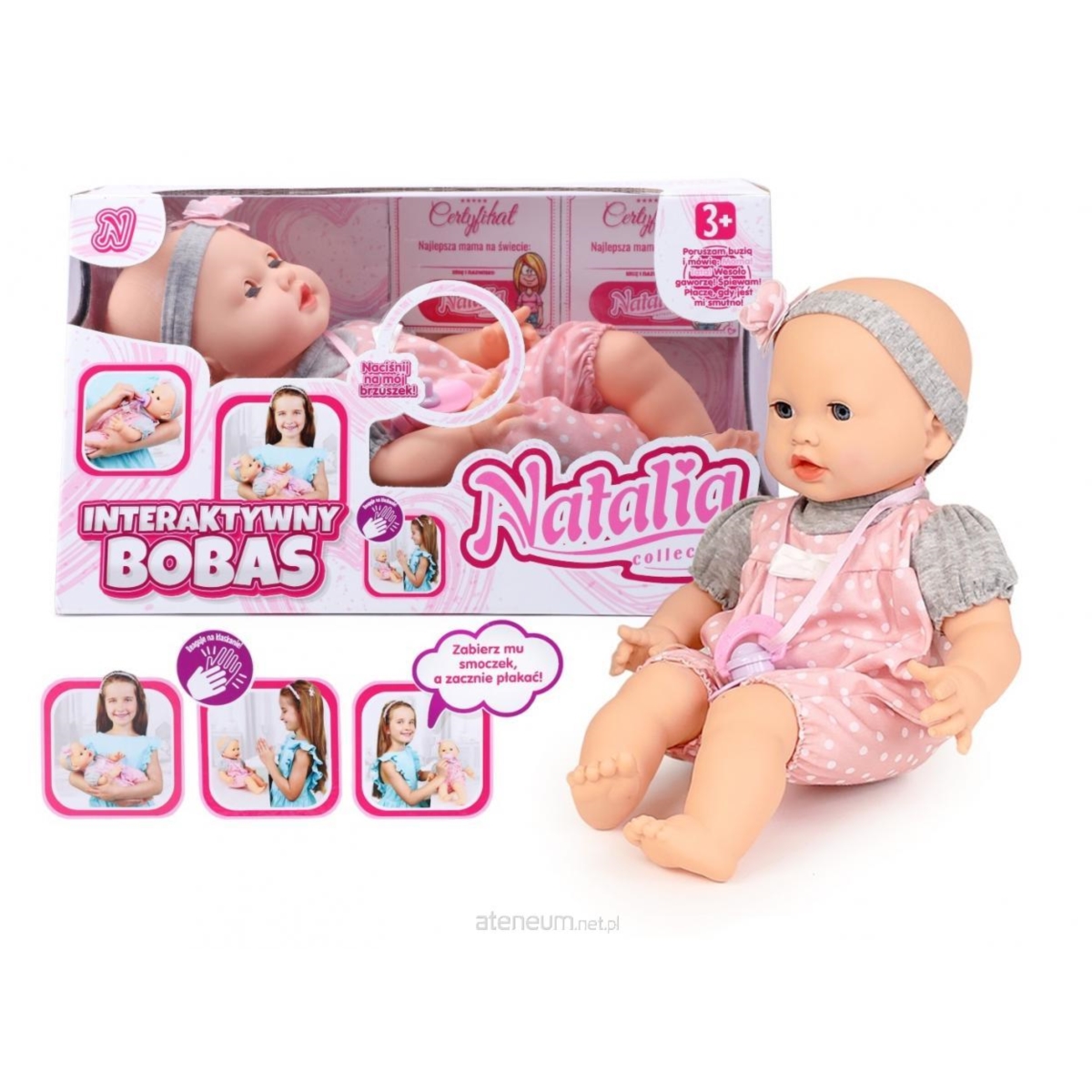 *****Natalia bobas ze smoczkiem 41cm 187711