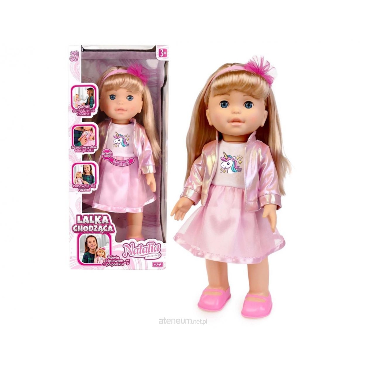 Lalka Natalia chodząca 40cm