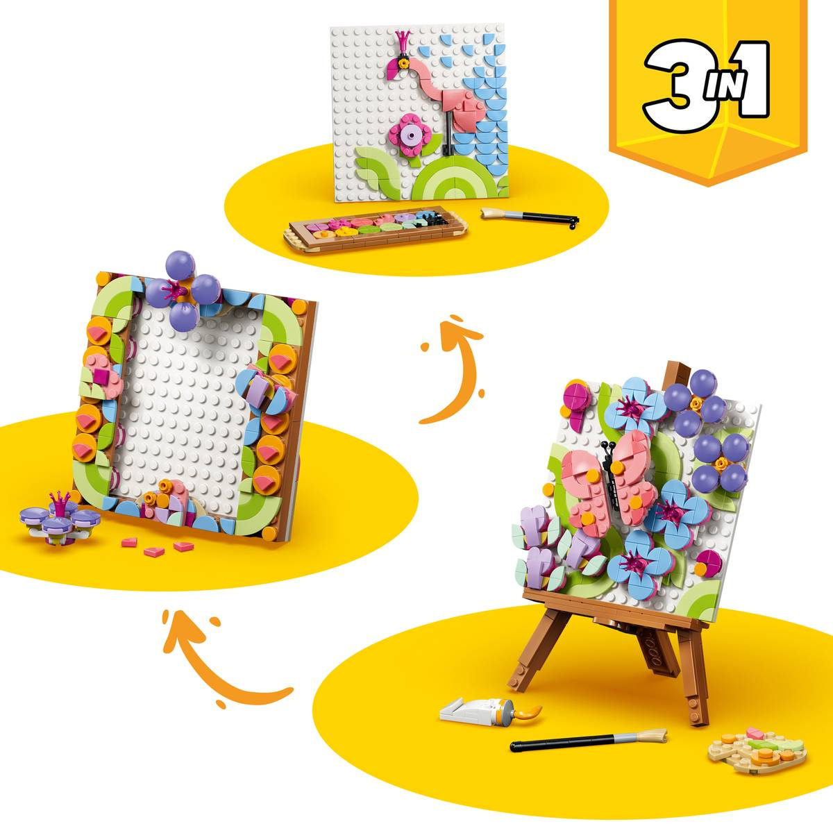 LEGO 31390 CREATOR DEKORACYJNY OBRAZ Z KWIATAMI