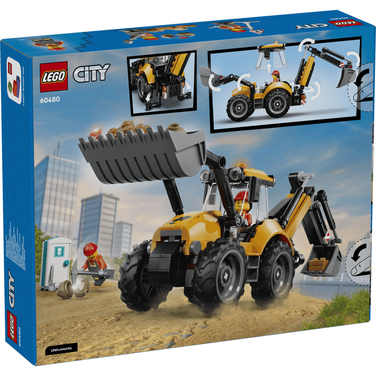 60480 LEGO CITY ŻÓŁTA KOPARKO - ŁADOWARKA