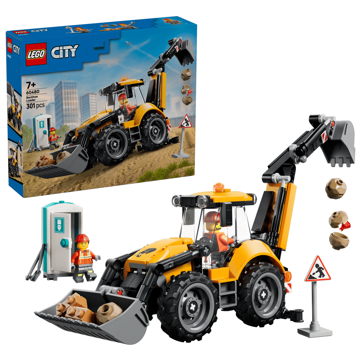 60480 LEGO CITY ŻÓŁTA KOPARKO - ŁADOWARKA