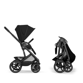 CYBEX TALOS S LUX MOON BLACK FOLD 2W1