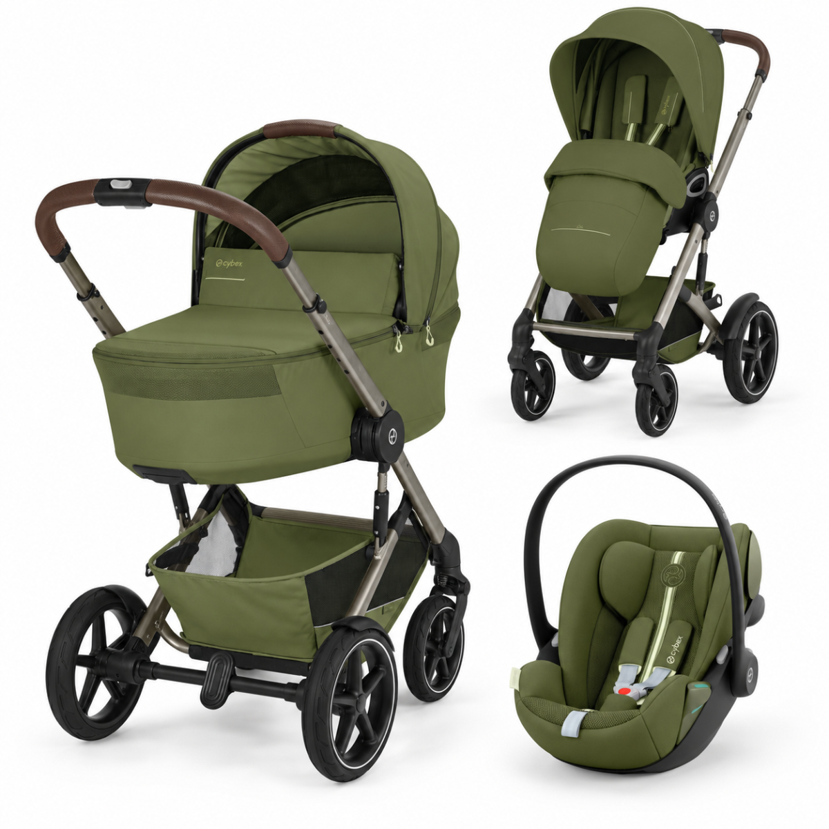 TALOS S LUX FOLD 3W1 MOSS GREEN + CLOUD G3 PLUS