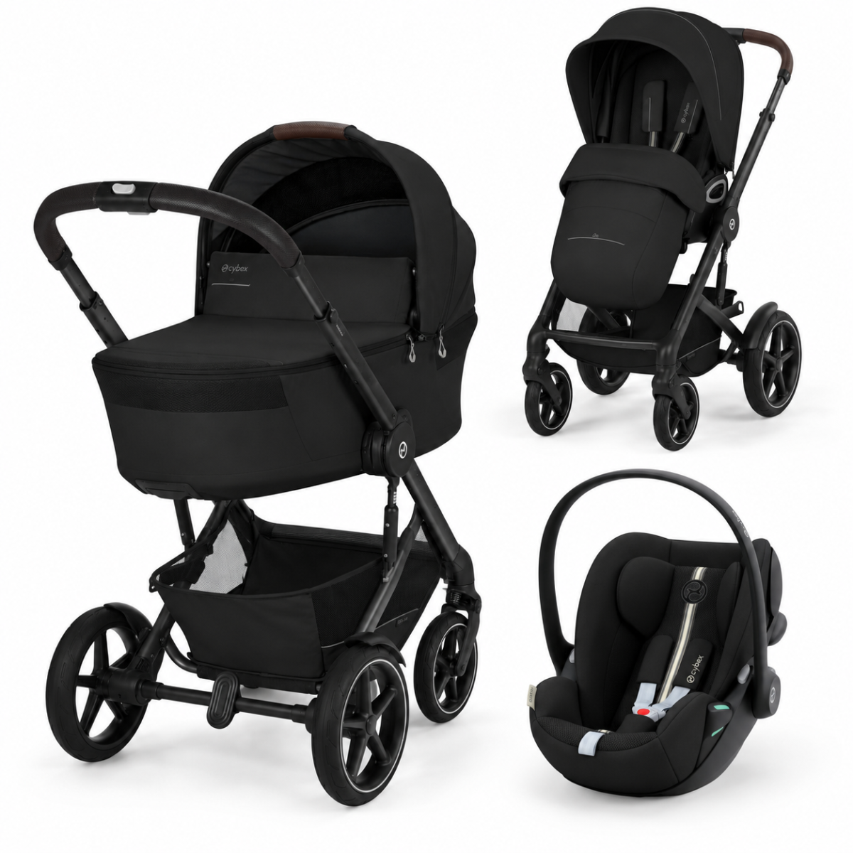 TALOS S LUX FOLD 3W1 MOON BLACK + CLOUD G3 PLUS