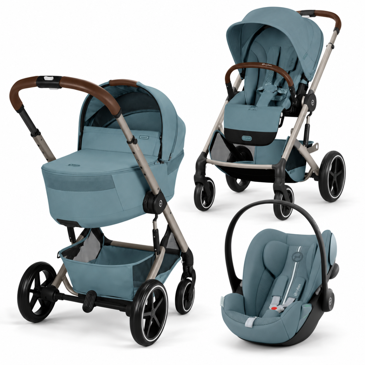 BALIOS S LUX FOLD 3W1 STORMY BLUE + CLOUD G3 PLUS