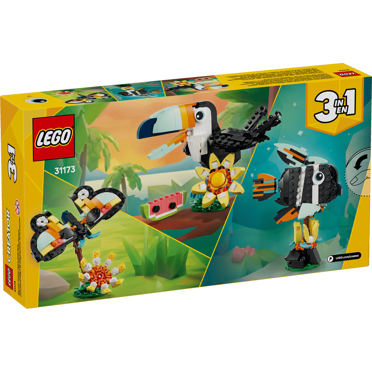 LEGO CREATOR 31173 DZIKIE ZWIERZETA: TROP TUKAN