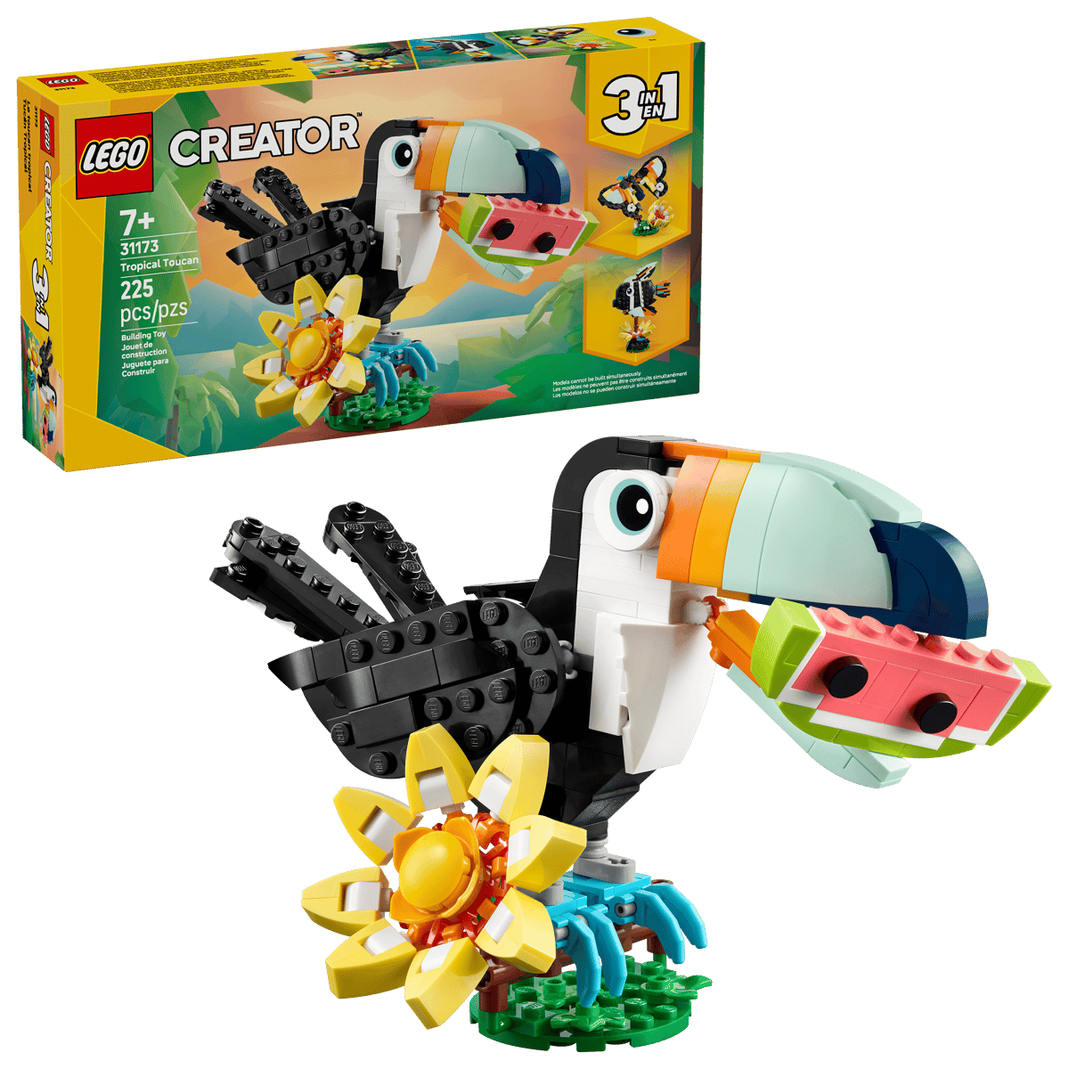 LEGO CREATOR 31173 DZIKIE ZWIERZETA: TROP TUKAN