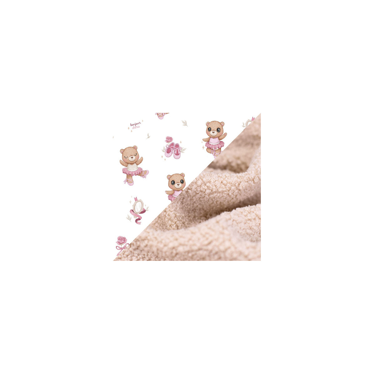 BONJOUR BAMBUS&BOUCLE KOKON BALLERINA