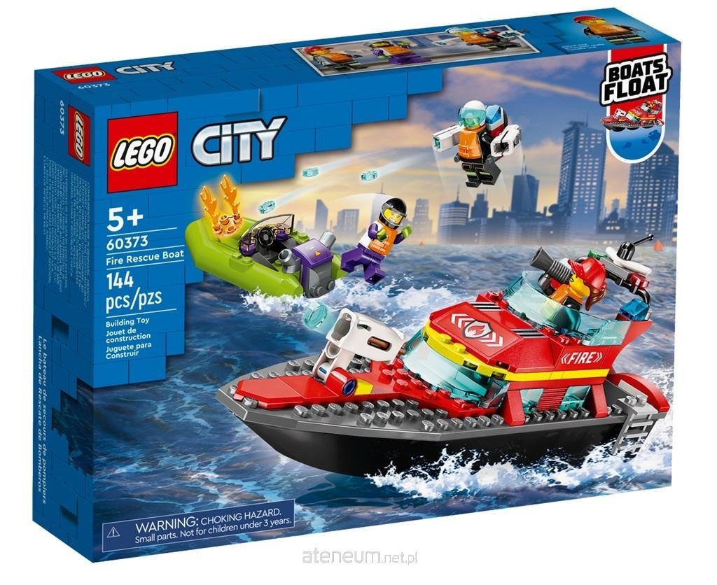 Klocki LEGO CITY Łódź Strażacka P6 60373