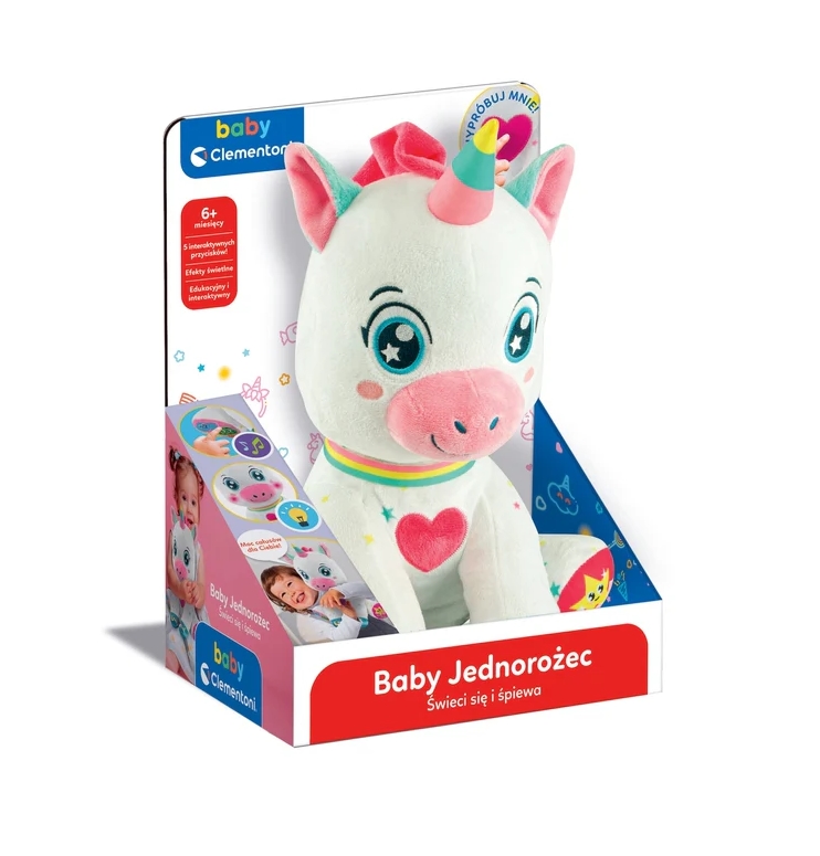 CLE BABY interaktywny jednorożec 50937