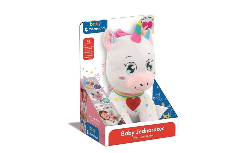 CLE BABY interaktywny jednorożec 50937