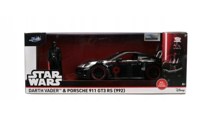 Jada Star Wars Porsche 911 GT3 1:24+fig