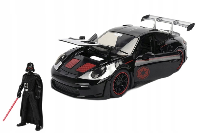 Jada Star Wars Porsche 911 GT3 1:24+fig