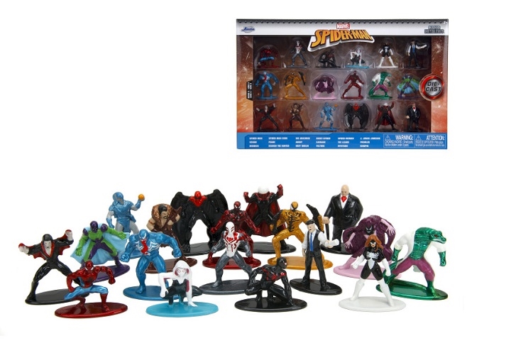 JADA Spiderman figurki metal 18pak 9334468314