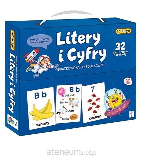 Litery i Cyfry - Obrazkowe karty edukacyjne 07714