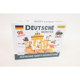 Deutsche Worter językowe karty edukacyjne 08049