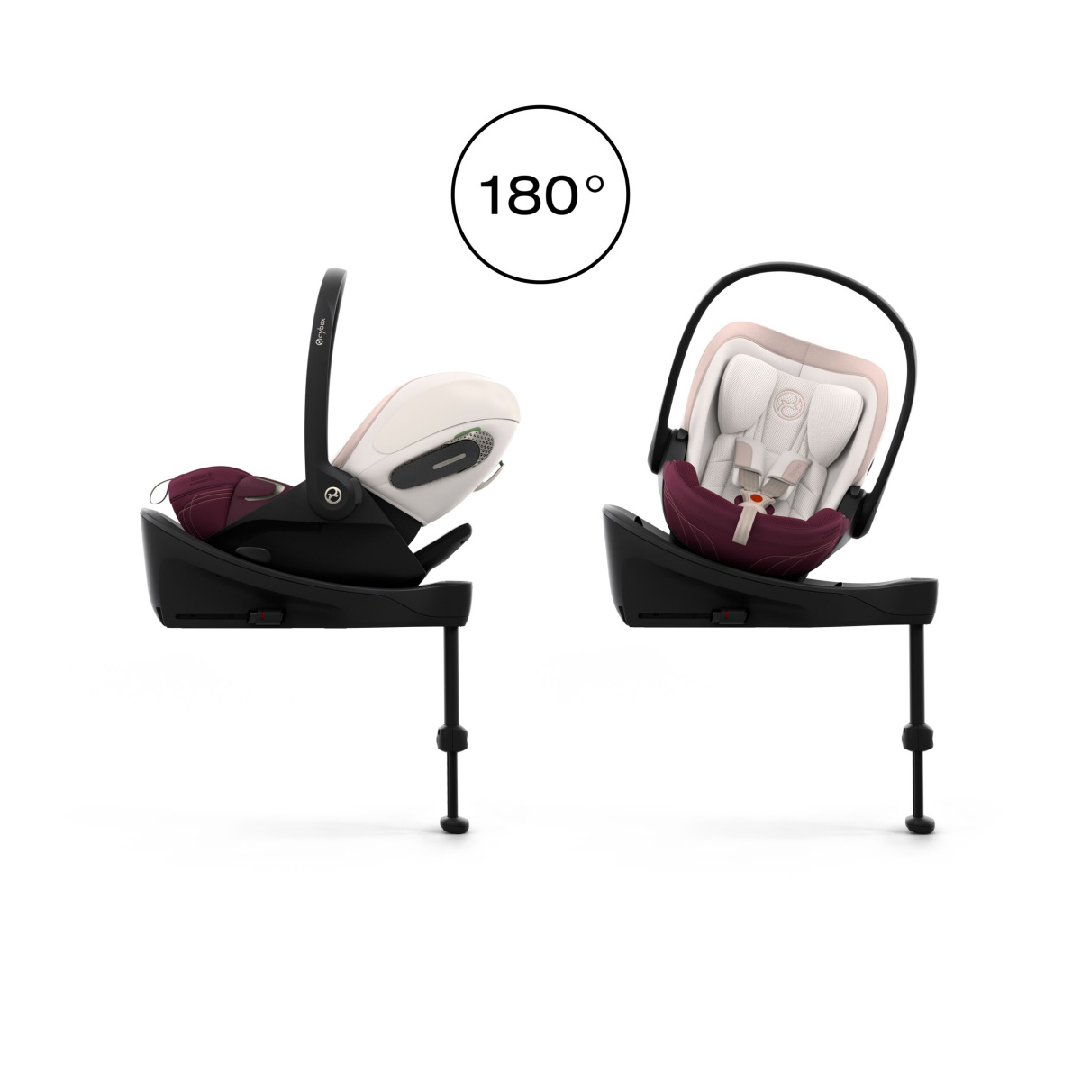 CYBEX CLOUD S STYLE QUARTZ PINK + BAZA S