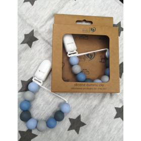 BABYINWORLD ZAWIESZKA SILIKONOWA BLUE