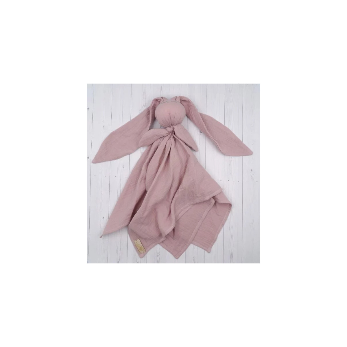 BABYINWORLD PIELUCHA MUŚLINOWA BUNNY RÓŻOWY