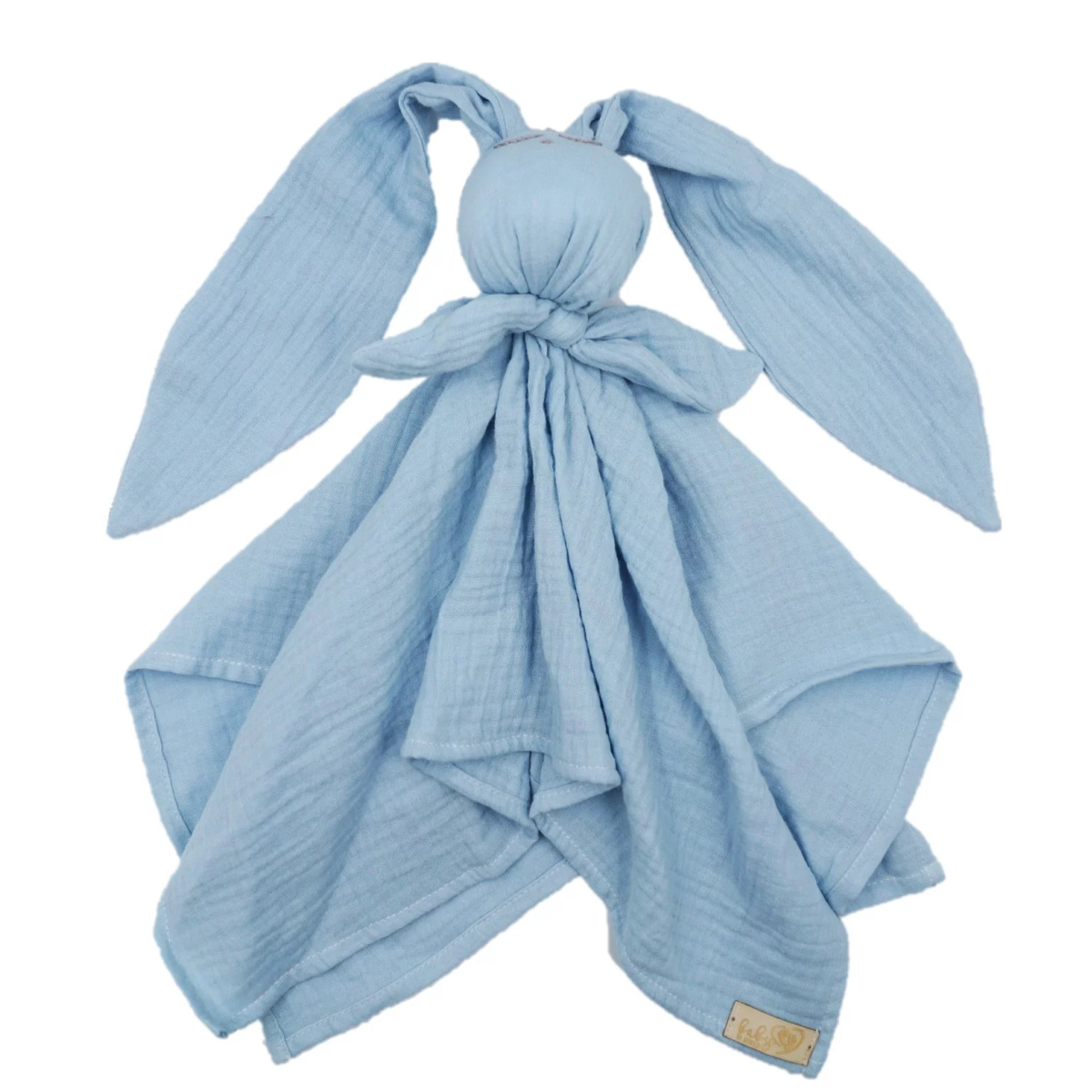 BABYINWORLD PIELUCHA MUŚLINOWA BUNNY NIEBIESKI