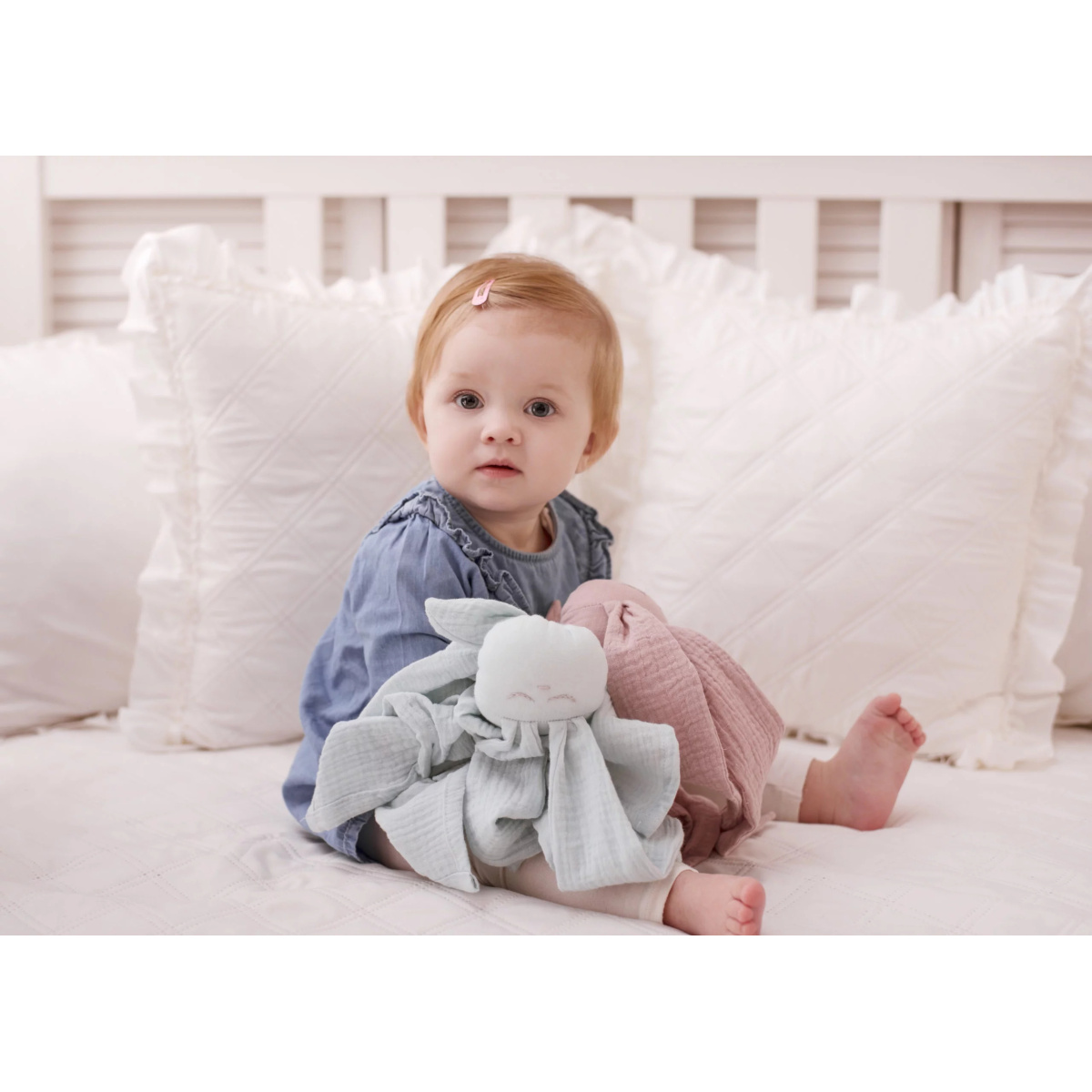 BABYINWORLD PIELUCHA MUŚLINOWA BUNNY BEŻ