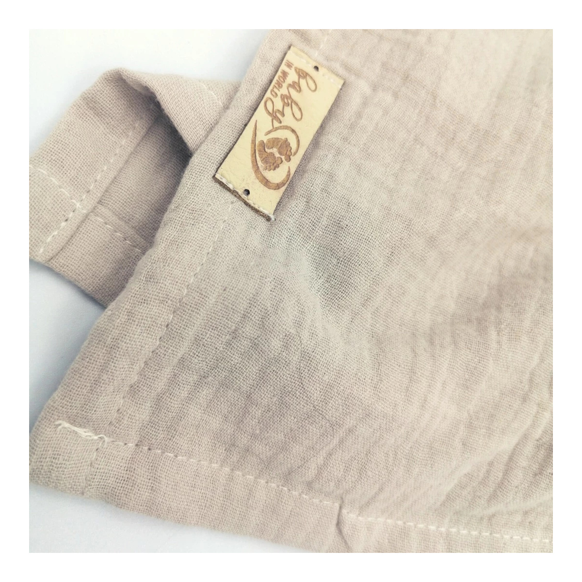 BABYINWORLD PIELUCHA MUŚLINOWA BUNNY BEŻ