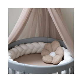 WALDIN WARKOCZ DO ŁÓŻECZKA WELUROWY 210CM ECRU