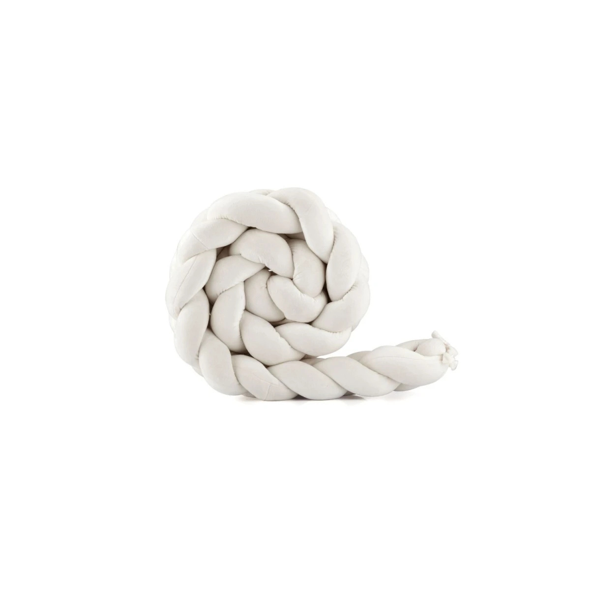 WALDIN WARKOCZ DO ŁÓŻECZKA WELUROWY 210CM ECRU