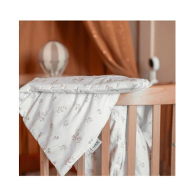 WALDIN POŚCIEL 2W1 Z ROŻKIEM BRĄZOWE LISTKI