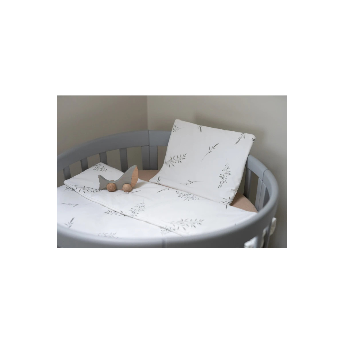 WALDIN POŚCIEL 2W1 Z ROŻKIEM ZIELONE GAŁĄZKI