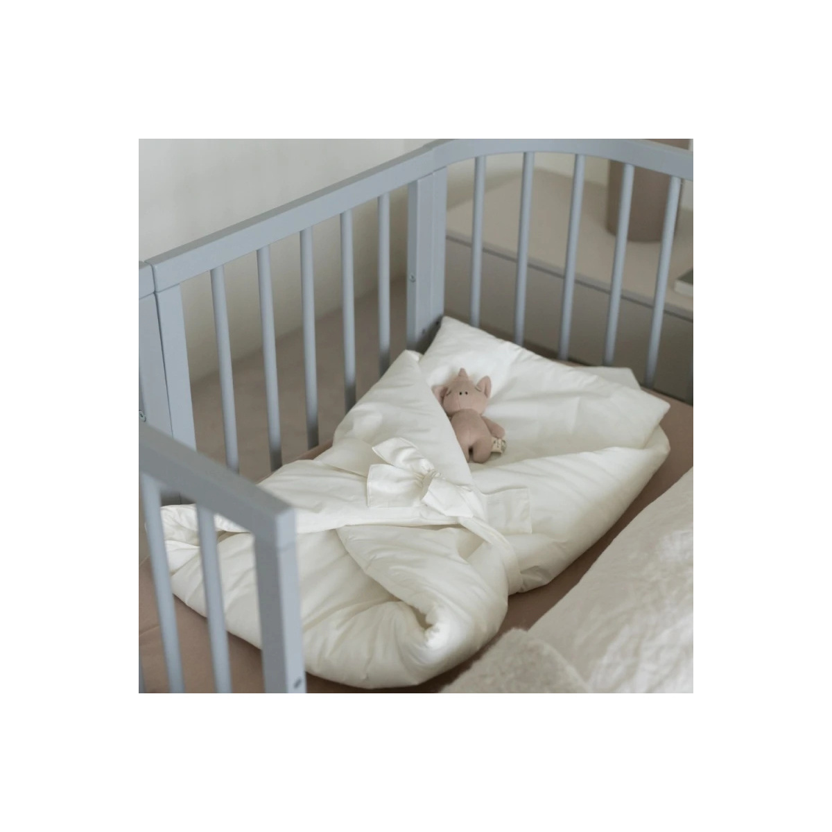 WALDIN POŚCIEL 2W1 Z ROŻKIEM ECRU