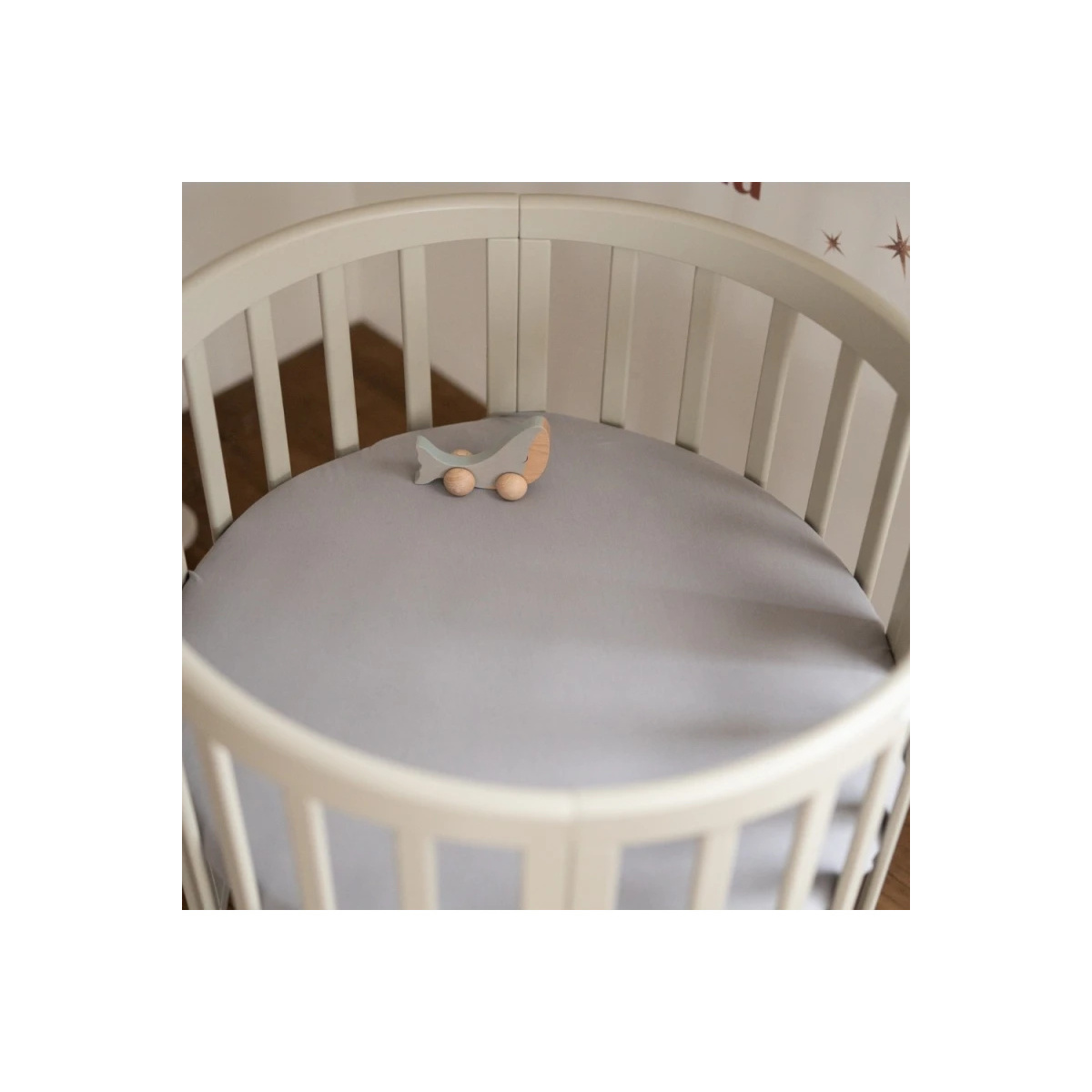 WALDIN PRZEŚCIERADŁO OWALNE 73X73 SZARE