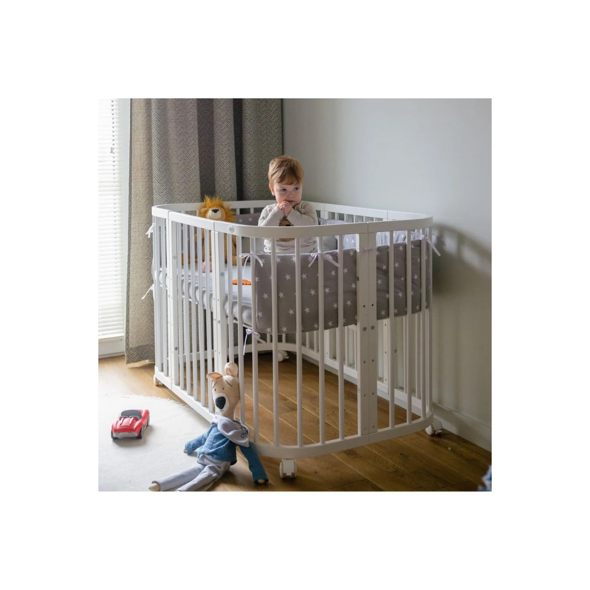 WALDIN ZESTAW PRZEŚCIERADEŁ 7W1 KWADRATOWE